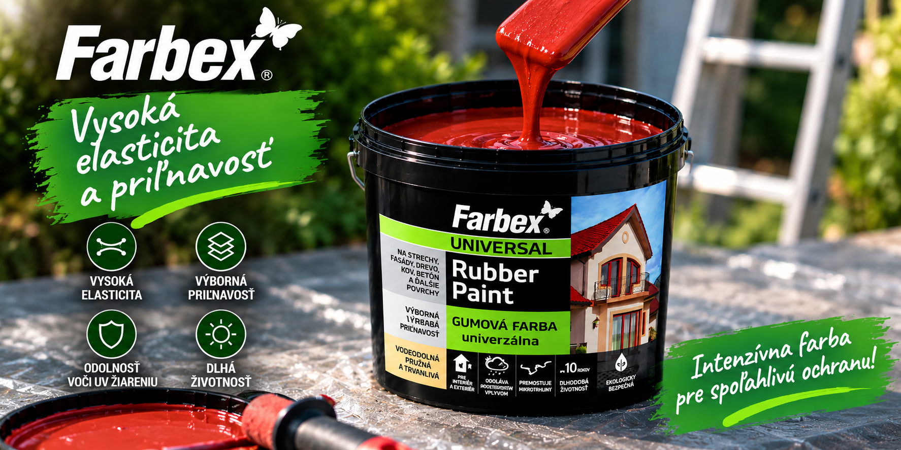 Gumová farba Rubber Paint Farbex