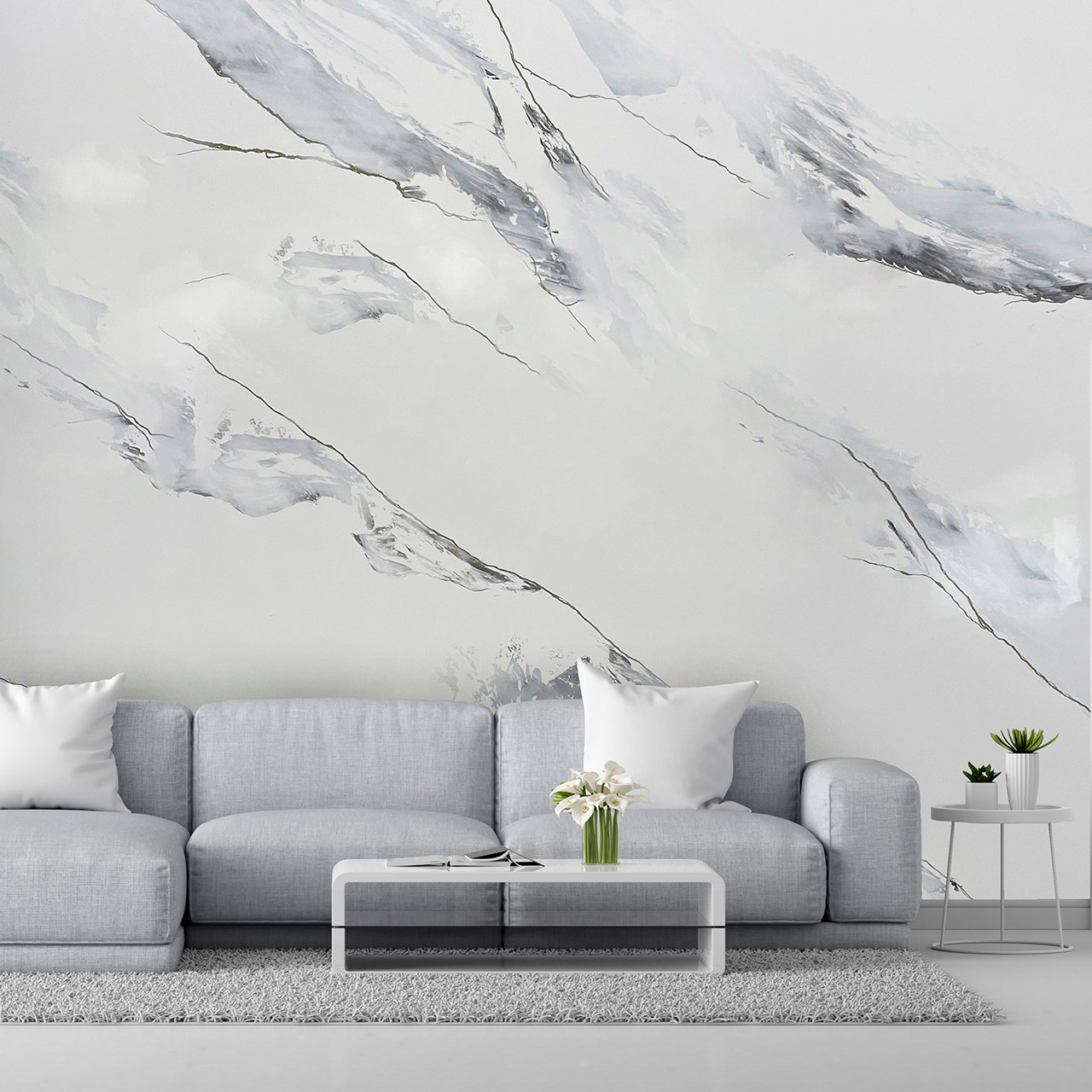 Svetlá benátska omietka Stucco Veneziano s mramorovým efektom